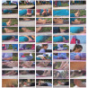 FEET CANDIDS YOGA |12a| 5 WOMEN SOLES_STRETCH_DIRTY_HOT_POSES_CROSS TOES_SCRUNCH_SPREAD_TOUCH SHOES/SOCKS_REMOVE FACE CLOSE UPS