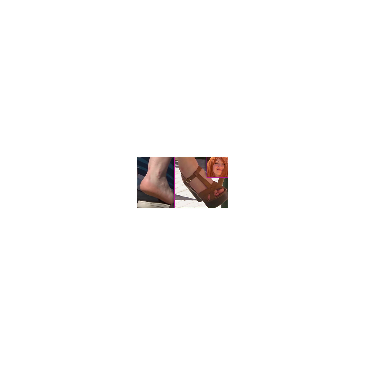 FEET CAND COSPLAYERS | 08 |2 YOUNG BARE_HEELS TOES FOOT_SHAKE CROSS_LEGS UNDER_TABLE SEXY_COMMENT_JOI ASS FACE CLOSE UPS