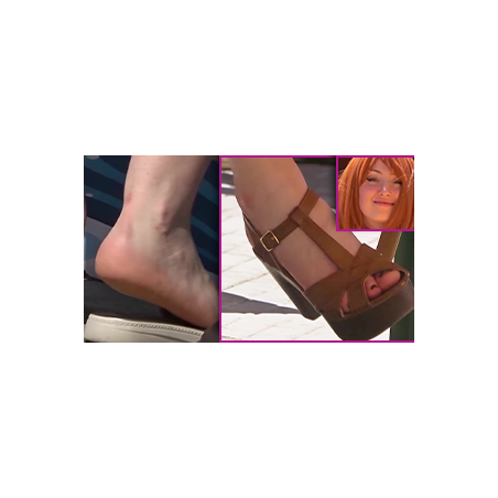 FEET CAND COSPLAYERS | 08 |2 YOUNG BARE_HEELS TOES FOOT_SHAKE CROSS_LEGS UNDER_TABLE SEXY_COMMENT_JOI ASS FACE CLOSE UPS