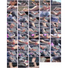 BEACH FEET CANDIDS | PART 353 | WOMAN MOTHER SOLES_STRETCH_WRINKLES_BACK_CROSS TOES_SCRUNCH_POINT FACE CLOSE UPS