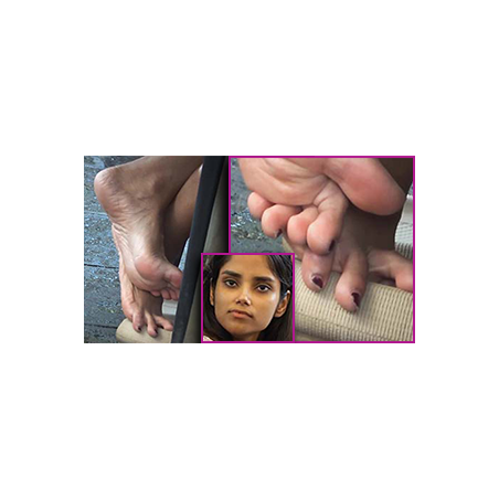 FEET CANDIDS CAFE | 270 | 3 YOUNG SOLES_STRETCH_CROSS_SCRUNCH TOES_SPREAD FOOT_STRETCH_RUBS_SHAKE FACE CLOSE UPS