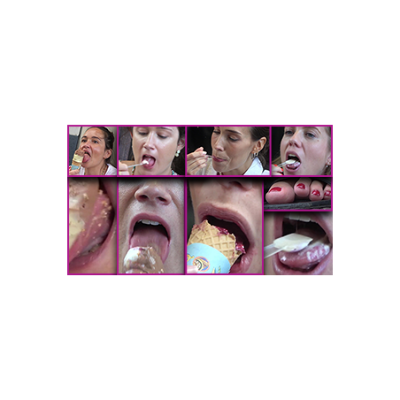 FEET CANDIDS STREET | 11 | 4 WOMEN SEXY_EATING TONGUE_LICKING SUCKING SALIVA_STRINGS CHEWED_FOOD + FEET_TOES FACE CLOSE UPS
