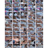 AT BEACH CANDIDS | 275b | 5 YOUNG TOES_SCRUNCH_SPREAD FOOT_TOUCH SOLES TONGUE LEGS FACE CLOSE UPS